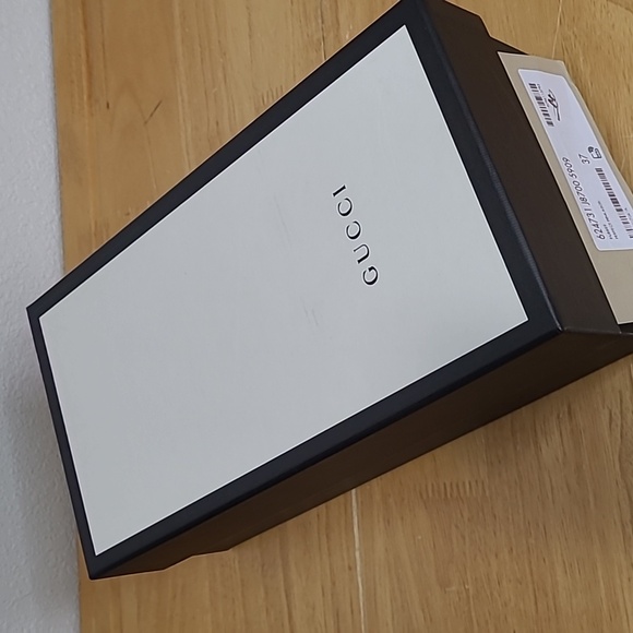 GUCCI Rubber Chain-strap Slide Sandals PINK 37 NEW - Picture 12 of 14